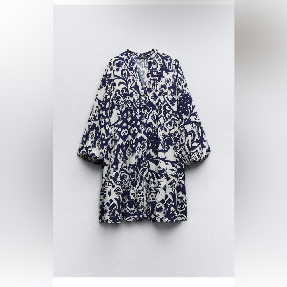 Zara Printed Mini Dress